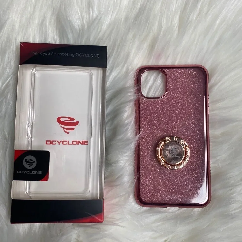 Pink Glitter OCYCLONE for iPhone 11 Case​